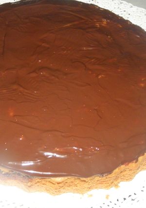 Una foto de Tarta de ciruelas al chocolate