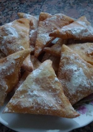 Una foto de Tortas fritas con queso crema