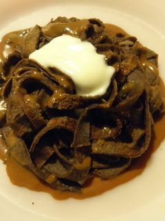 Una foto de Fideos de chocolate