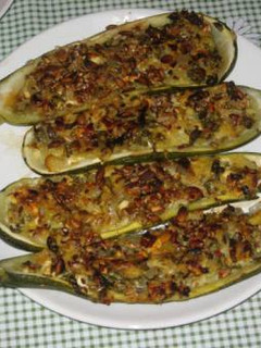 Una foto de Calabacines rellenos