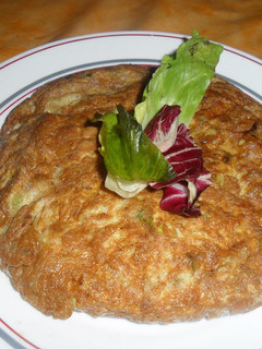 Una foto de Tortilla de cebolla de verdeo