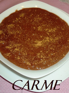 Una foto de Arroz con leche al cacao