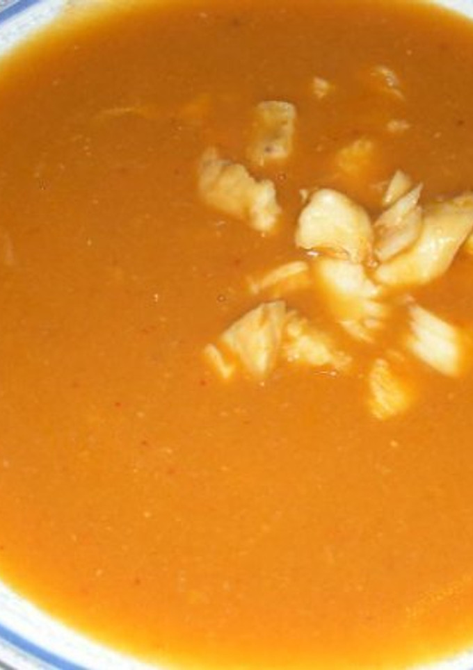 Una foto de Sopa de pescado de la amona