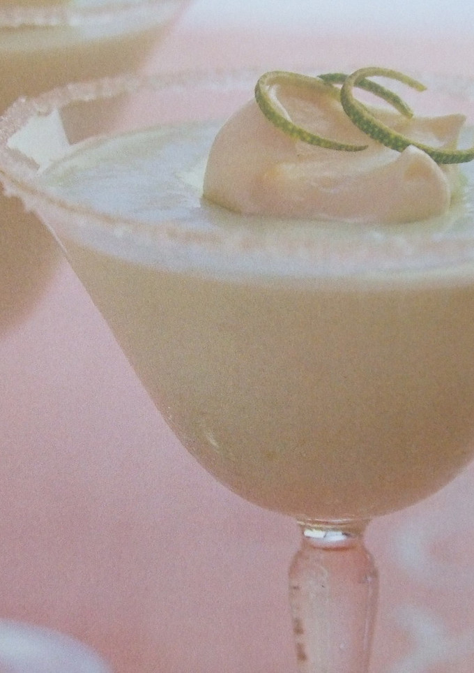 Una foto de Batido de plátano y ron