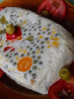 Una foto de Pastel de verdura ligero