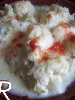 Una foto de Coliflor con bechamel de dieta