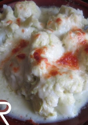 Una foto de Coliflor con bechamel de dieta