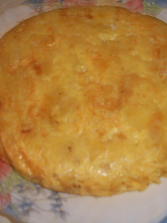 Una foto de Tortilla de patatas al Curry de Madrás