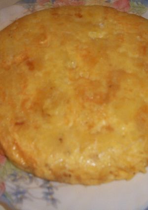 Una foto de Tortilla de patatas al Curry de Madrás