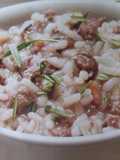 Risotto de menudillos al romero