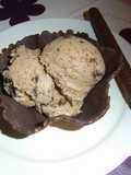 Helado cremoso de ratafia
