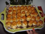 Profiteroles de crema caramilizado