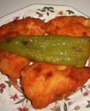 Dobladitos de pollo rellenos de atún y queso Havarti
