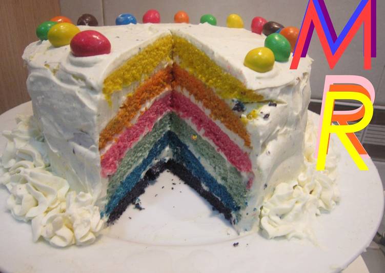 Tarta arcoíris