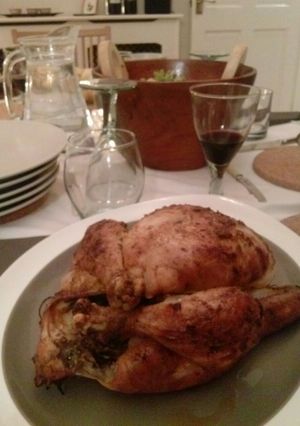 Una foto de Pollo al horno perfecto