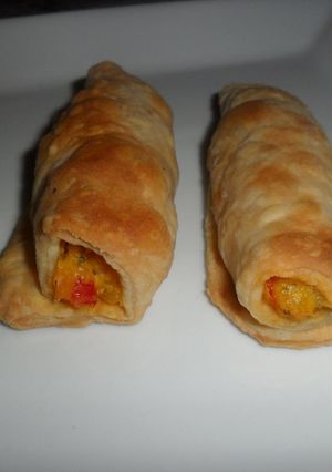 Una foto de Cañoncitos de crema de choclo