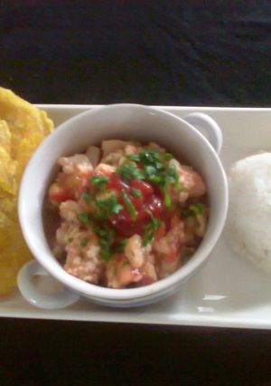 Una foto de Ceviche de robalo