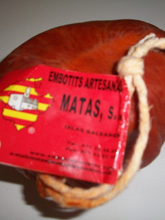 Una foto de Sobrasada mallorquina