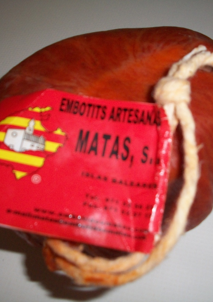 Una foto de Sobrasada mallorquina