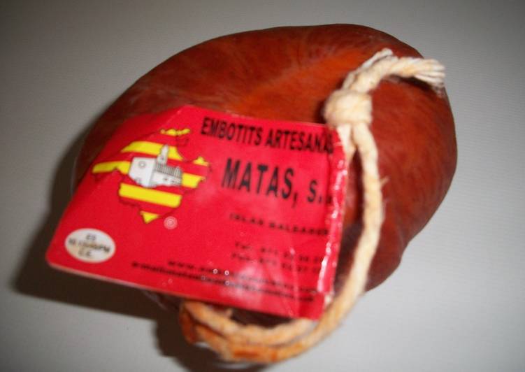 Sobrasada mallorquina