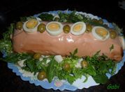 Una foto de pionono agridulce con salsa golf