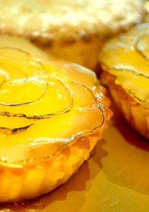 Una foto de Tarta de mermelada de naranja