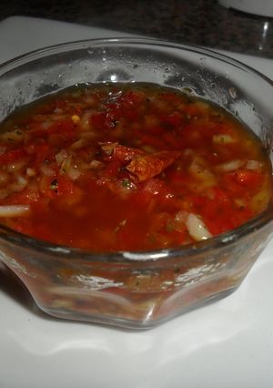 Una foto de Salsa criolla tradicional argentina