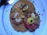 Suprema de rape en salsa de marisco