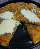 Fugazza rellena casera
