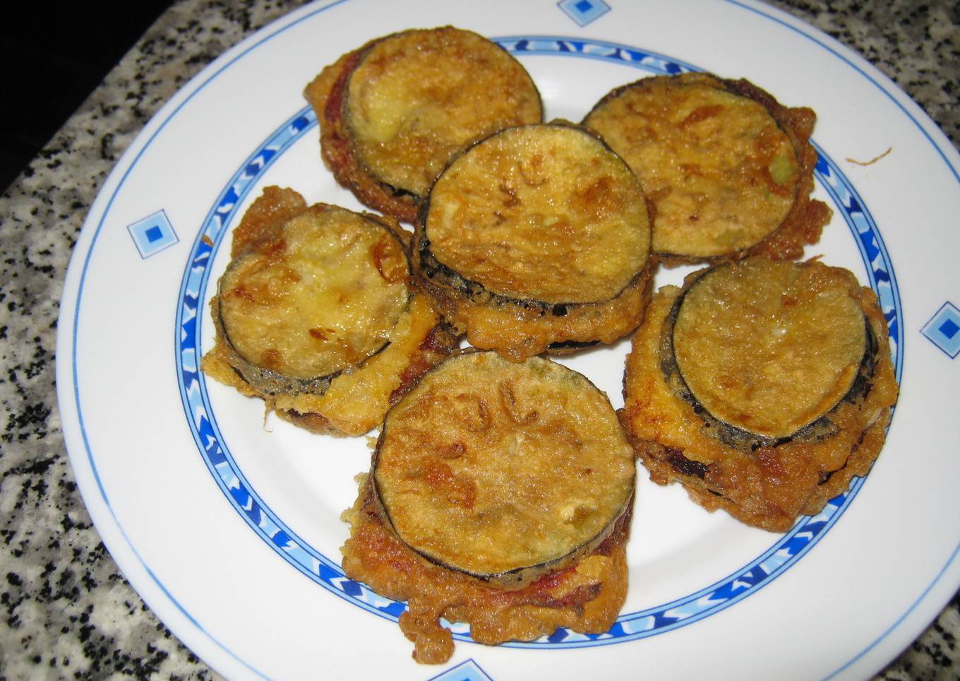 Montadito de berenjenas<br />