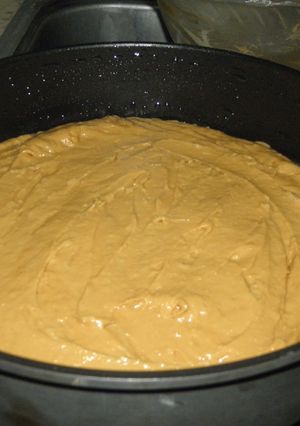 Una foto de Torta cremosa de dulce de leche