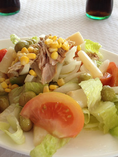 Foto principal de Ensalada de lechuga, tomate y cebolla
