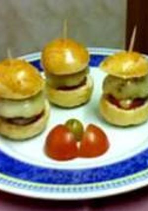 Una foto de Mini hamburguesas