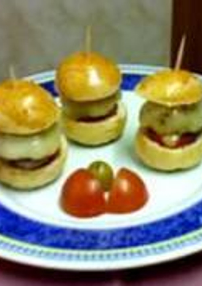Una foto de Mini hamburguesas