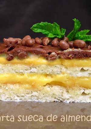 A picture of Swedish Almond Cake.
