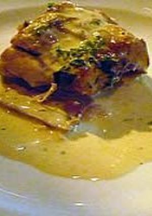 Una foto de Conejo en salsa de mostaza
