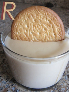 Una foto de Crema de galletas maría