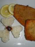 Milanesas de mondongo al ajo y perejil con arroz blanco