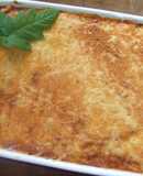 Pastel gratinado de carne y calabacín