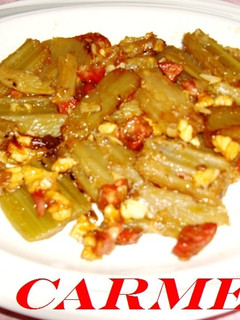 Una foto de Cardo con chorizo