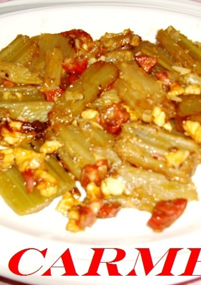 Una foto de Cardo con chorizo