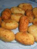 Croquetas de merluza y verduras al vapor