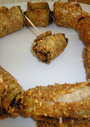 Foto principal de Rollitos de berenjena con Arzúa-Ulloa