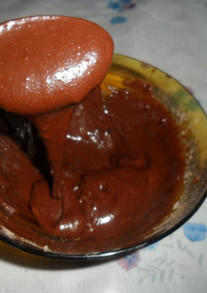Una foto de Crema de chocolate súper fácil