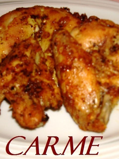 Una foto de Pollo asado al curry