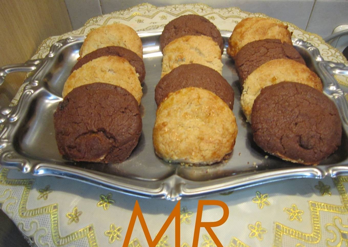 Galletas de mantequilla rellenas<br />