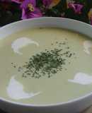 Vichyssoise auténtica de puerros con nata