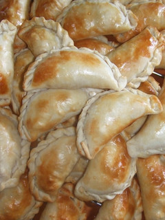 Una foto de Empanadillas rellenas de gorgonzola y parmesano