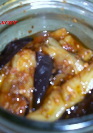 Una foto de Berenjenas escabechadas y maceradas