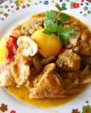 Conejo en salsa de naranjas
